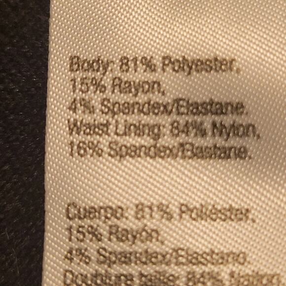 Assets by Spanx Women's Leggings Size Large Color Black Adjustable Waist - Picture 5 of 8